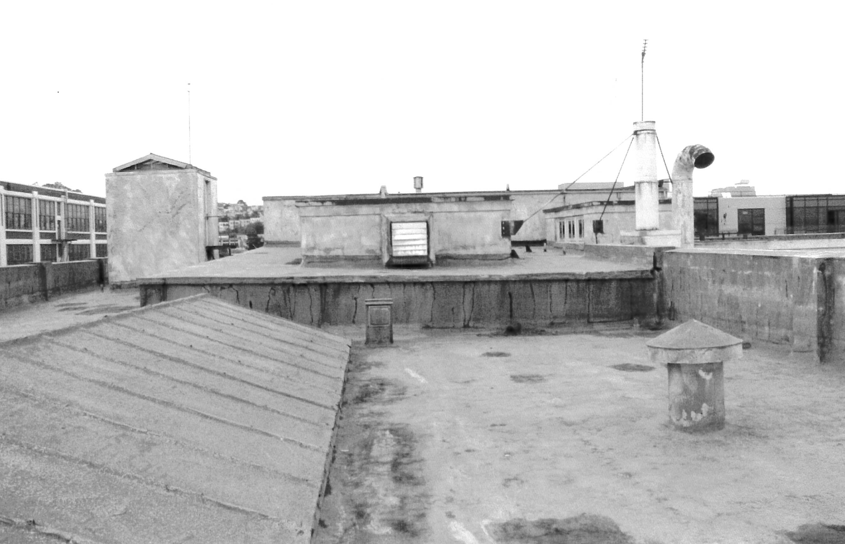 East wing roof